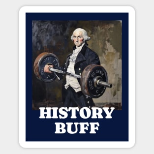History Buff - George Washington Sticker